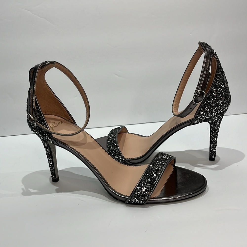 J.Crew Glitter Riley Sandals Shoes